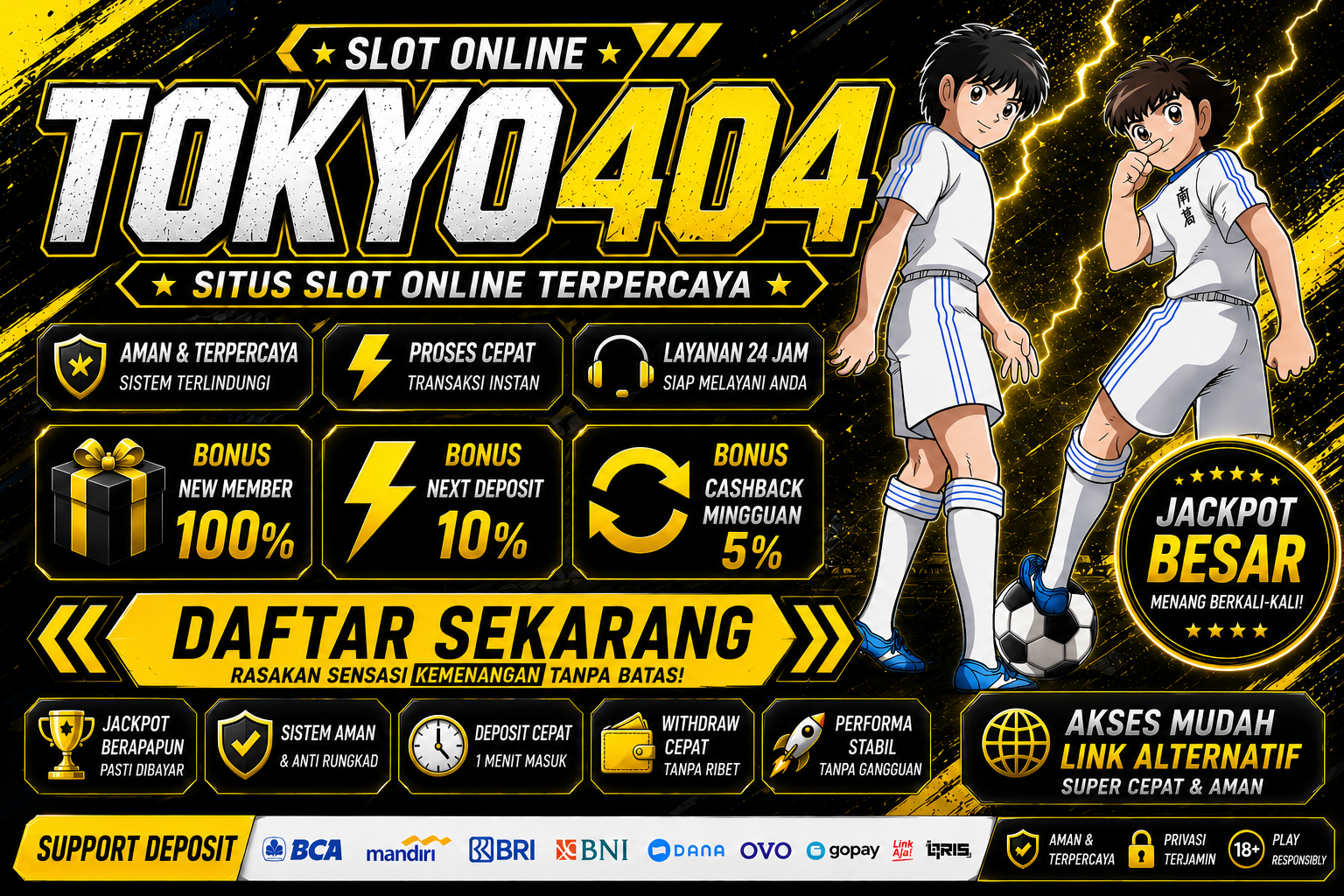 TOKYO404 | Link alternatif dan sistem terbaru 